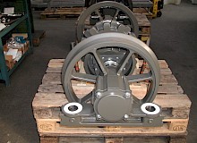 Braked wheel set